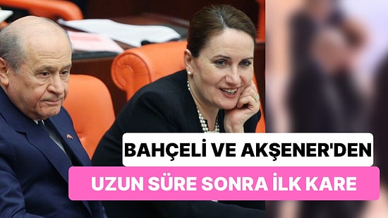 Uzun Süre Sonra Gelen İlk Kare! Bahçeli ve Akşener Tokalaştı