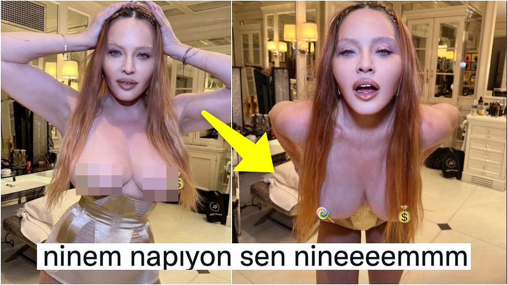 Madonna, Instagram Hesabından Paylaştığı Üstsüz Fotoğraflarıyla Olay Yarattı! 🔥
