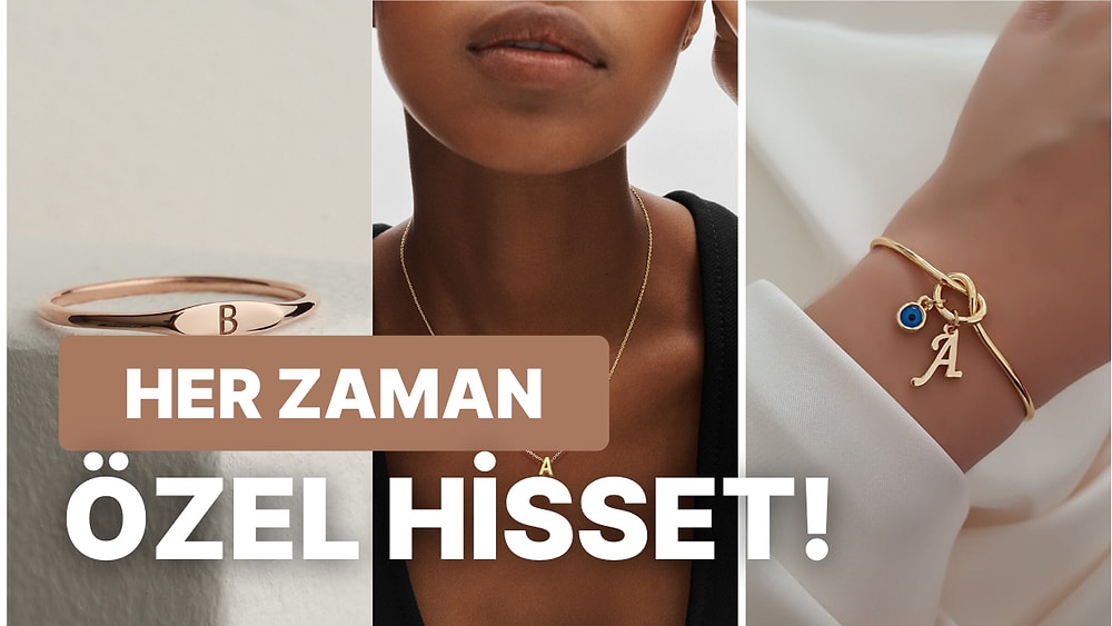 Sevdiğinizin Baş Harfini Üzerinizde Taşımak İçin Harfli Takı Önerileri