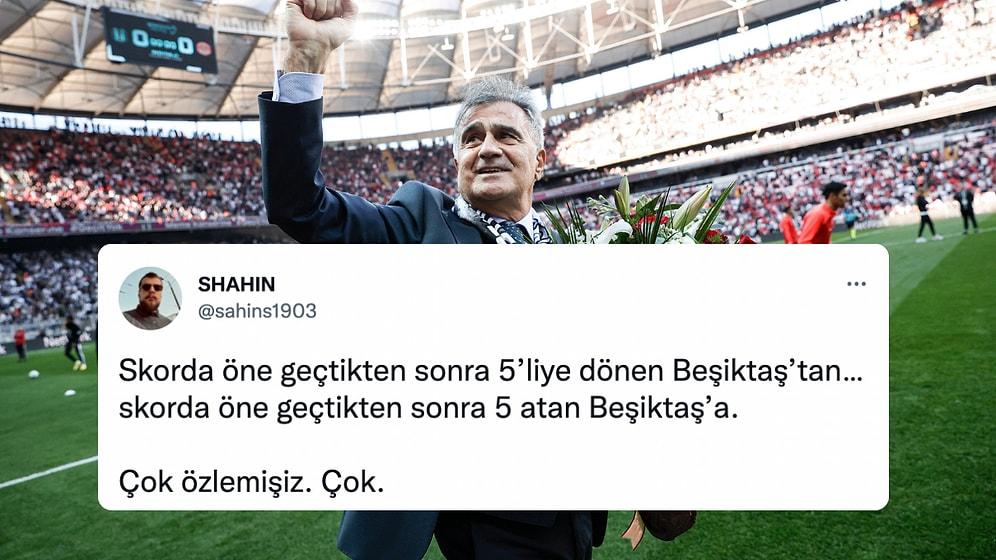 Şenol Güneş Yönetiminde Çıktığı İlk Maçta Taraftarlarını Gole Doyuran Beşiktaş'a Sosyal Medyadan Gelen Övgüler