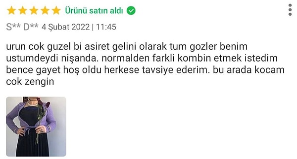 5. Haftanın en cringe ürün yorumu için; 👇