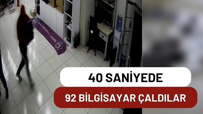 92 Bilgisayarı 40 Saniyede Çaldılar: 500 bin TL'lik Hırsızlık