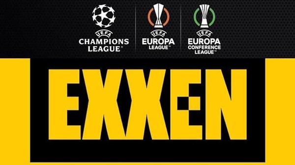 EXXEN, TV8 ve TV 8.5 Avrupa maçlarıyla karşımızda.
