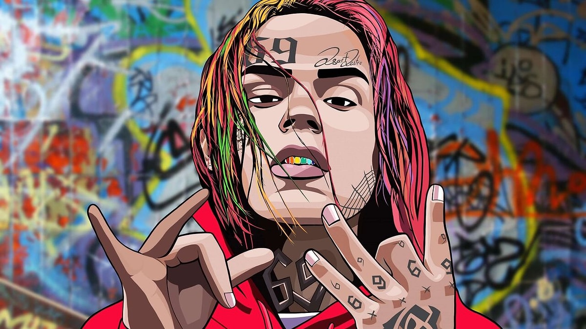 6IX 9INE Net Worth: How Rich is The Screamo Rapper - Onedio