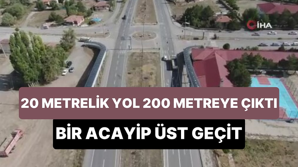 Yaya Üst Geçidinin Uzunluğu Gündem Oldu: 20 Metre Karşıya Geçebilmek İçin 200 Metre Yürümek Gerekiyor
