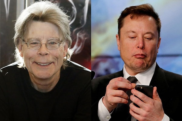 Elon Musk, ünlü yazar Stephen King'le mavi tik ücreti üzerinden pazarlık yaptı. İş insanı dün attığı tweet'te ücrette indirime gidebileceğini söyledi.