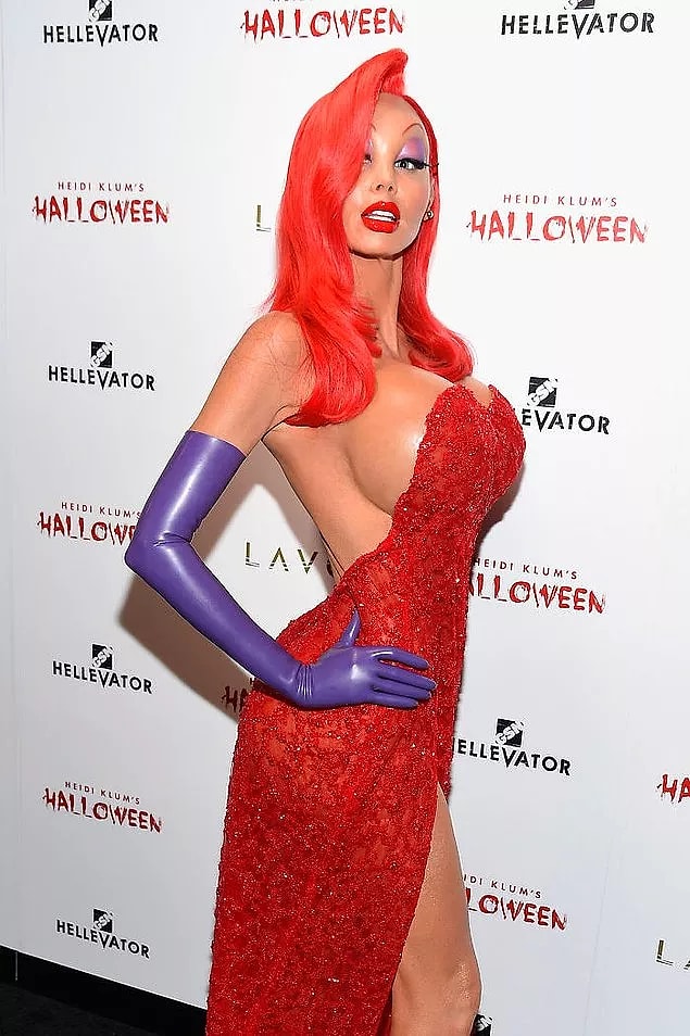 2015 yılında ise Jessica Rabbit'e dönüşmüştü ünlü isim...