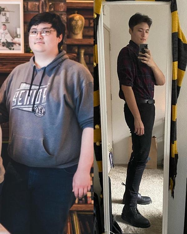 5. "8 ayda 181 kilodan 106 kiloya düştüm. Hedefime çok az kaldı. :)"
