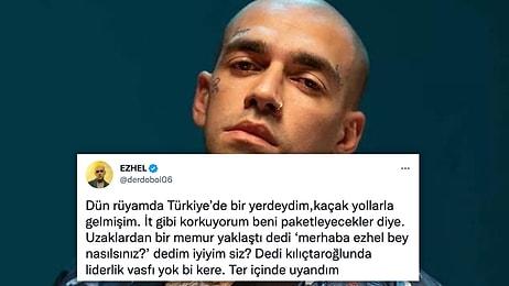 Hakkında Davalar Olduğu İçin Türkiye'ye Gelmeyen Rapçi Ezhel, Twitter'da Rüyasını Anlattı; Ortalık Yıkıldı!