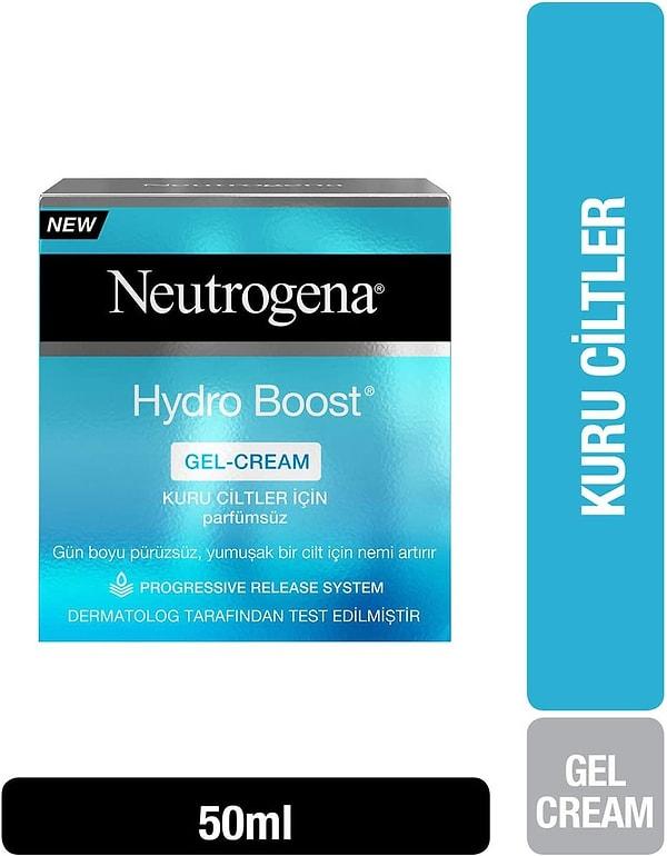 15. Neutrogena Hydro Boost Gel Cream - Kuru Ciltler İçin Nemlendirici