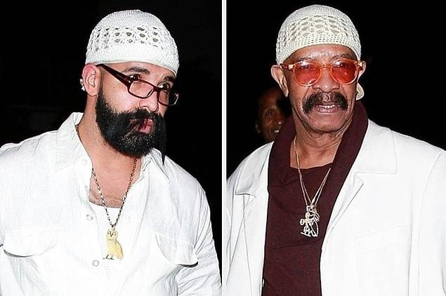 Drake dressed as his dad for halloween