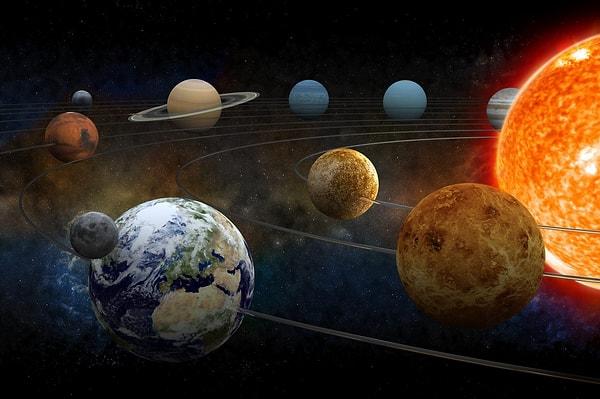18. Güneş sisteminde Güneş'e en yakın olan gezegen hangisidir?