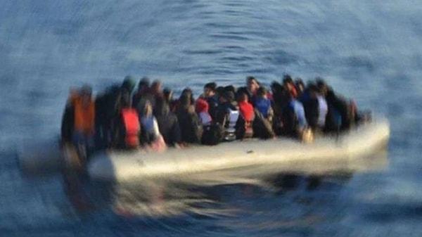Teknede 68 düzensiz göçmenin bulunuyor