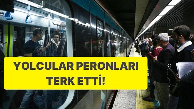 Marmaray'da Acil Durum Uyarısı Yapıldı, Vatandaşların Peronları Terk Etmesi İstenildi!
