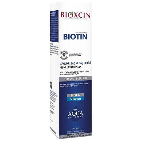 4. Tüm saç tiplerine uygun Bioxcin Biotin Şampuan...