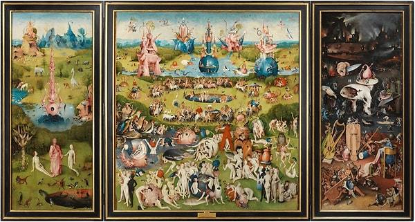 9. Hieronymus Bosch, "Dünyevi Zevkler Bahçesi" (1503-1504)