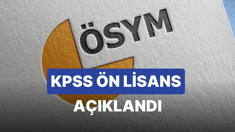 2022 KPSS Ön Lisans Sonuçları Açıklandı! KPSS Ön Lisans Sonuç Ekranı