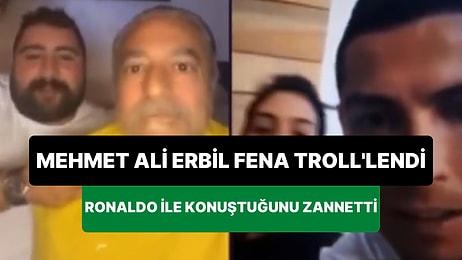 Mehmet Ali Erbil'i Fena Troll'lediler: Ronaldo ile Canlı Yayın Yaptığını Zannedip İngilizce Konuşmaya Çalıştı