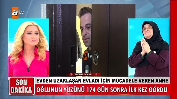 174 gündür kayıp olan 34 yaşındaki Yunus Köroğlu, resmen sırra kadem basmıştı. Programa telefonla bağlanan bir kadın, kendisini Edirne'de bir markette gördüğünü ve annesinin üzülmemesini söyledi.