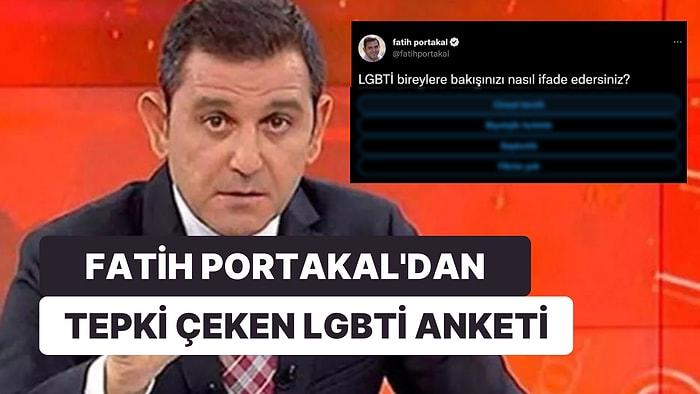 Gazeteci Fatih Portakal LGBTİ Anketiyle Tepkilerin Odağında