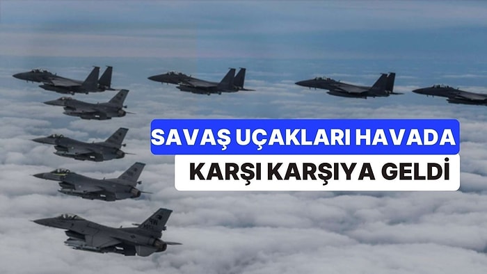 180 Savaş Uçağına Karşı,  80 Jet Havalandı: Gökyüzünde 3.Dünya Savaşı Gerilimi