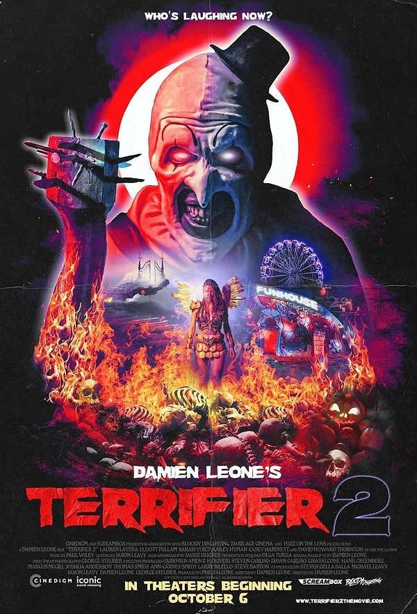 4. Küçük bir bilgi verecek olursak "Terrifier 2" filmi aslında Palyaço Art'ın rol aldığı üçüncü film.