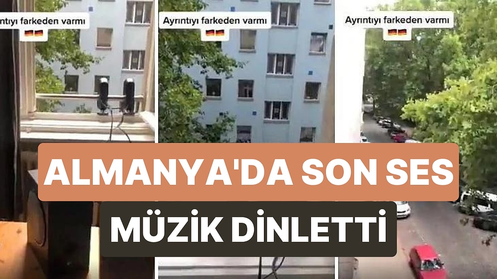 Almanya'da Mahalleye Son Ses Kürtçe Müzik Dinletip, O Anları Sosyal Medyada Paylaştı