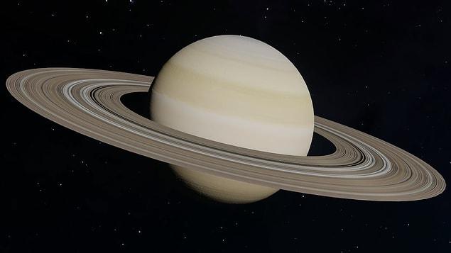 6. On pense que les anneaux de Saturne se sont formés lorsqu'une lune s'est trop rapprochée de la planète.