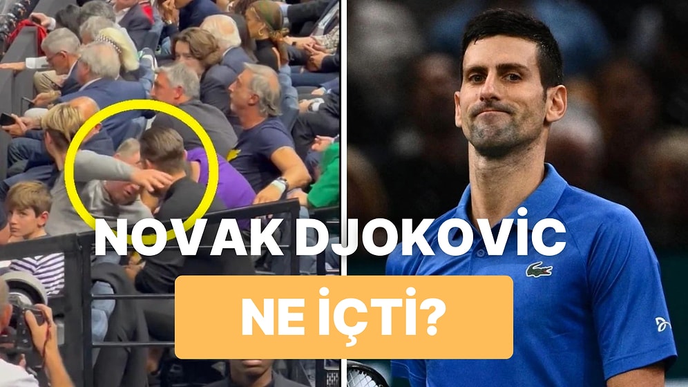 Neler Oluyor? Maç Sırasında Novak Djokovic'e Ulaştırılan 'Gizemli İçecek' Büyük Merak Uyandırdı