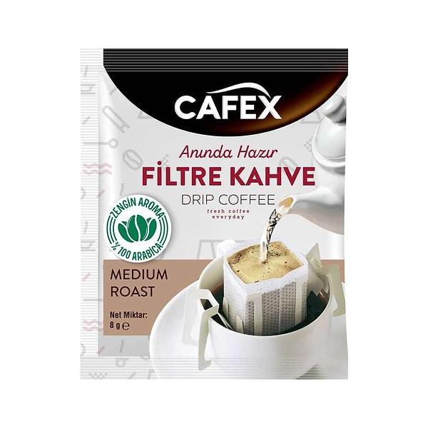 Filtre kahveyi sevenler için Cafex Filtre Kahve ve markanın diğer kahve çeşitleri