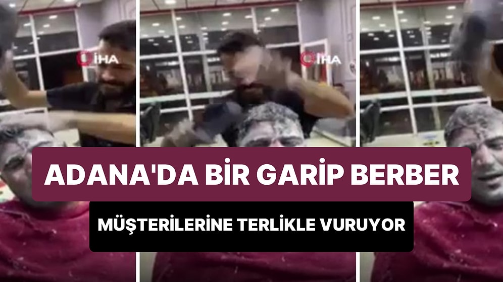 Kafasına Terlik Yiyerek Tıraş Olmak İçin Almanya'dan Adana'ya Gelen Gurbetçi