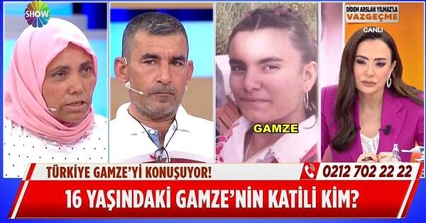 17 yaşındaki Gamze Sakallıoğlu, 24 Ocak’ta Bodrum’daki evinde esrarengiz bir şekilde ölü bulunmuştu.  Anne Turcen Sakallıoğlu ve baba Halil Sakallıoğlu kızlarının ölümündeki sır perdesinin kalkması için programa başvurmuştu.