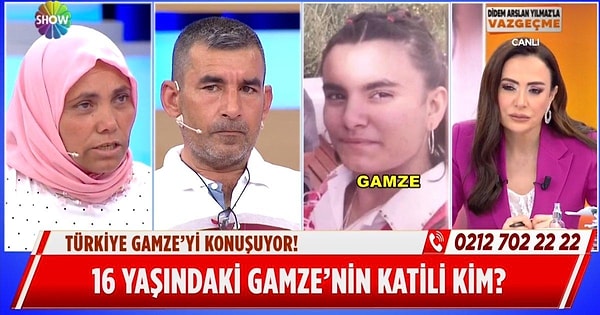 17 yaşındaki Gamze Sakallıoğlu, 24 Ocak’ta Bodrum’daki evinde esrarengiz bir şekilde ölü bulunmuştu.  Anne Turcen Sakallıoğlu ve baba Halil Sakallıoğlu kızlarının ölümündeki sır perdesinin kalkması için programa başvurmuştu.