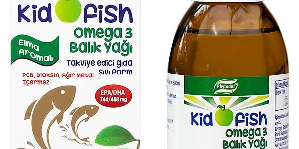 12. Phytodef Kidofish Omega 3 Balık Yağı