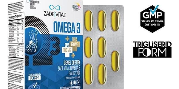 14. Zade Vital Premium Omega 3 Balık Yağı