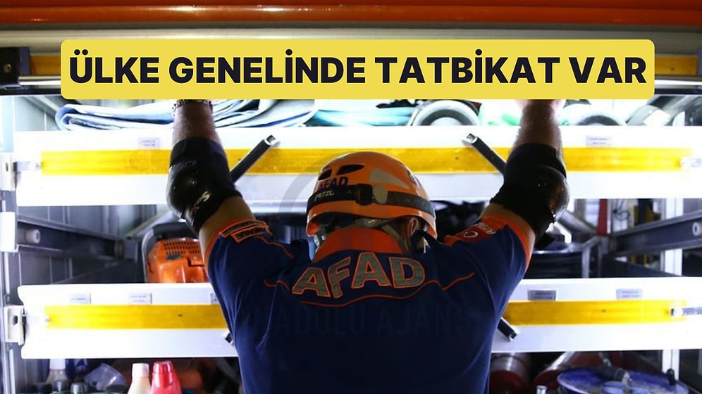Ülke Genelinde Yapılacak Deprem Tatbikatının Detayları Belli Oldu