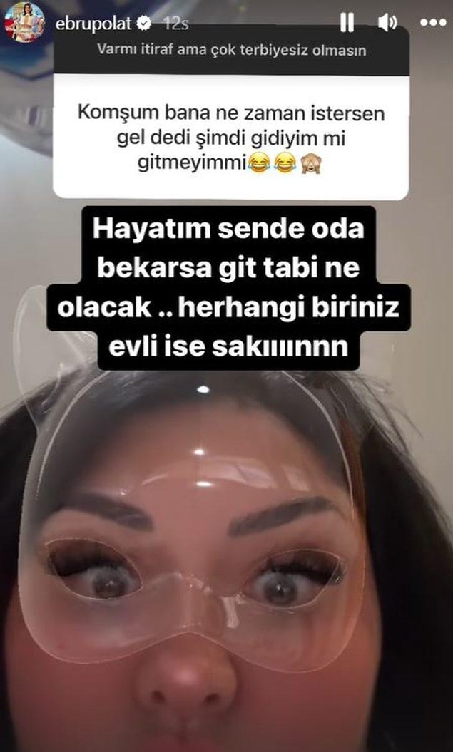 Ebru Polat da bazı itiraflar karşısında şaşkınlığını gizleyememiş.