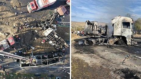 Ağrı'da Yolcu Otobüsü ile Tanker Çarpıştı: 7 Kişi Hayatını Kaybetti!