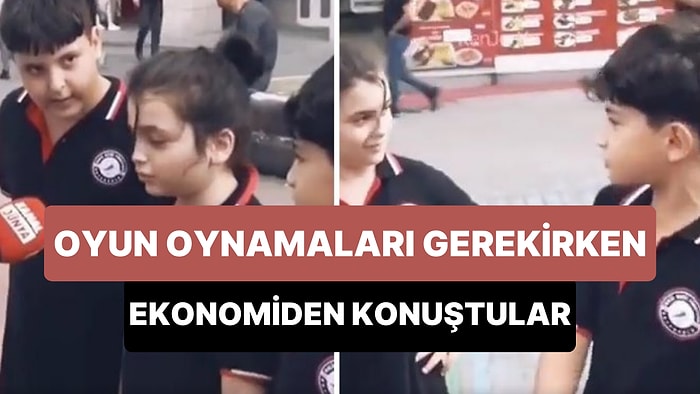 'Ekonomi Çok Kötü' Diyen Çocuklar: 'Cumhurbaşkanı Diyorsun Akşam Evine Polis Geliyor'