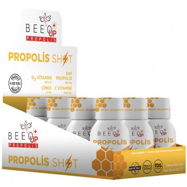 9. Arılardan gelen şifa kaynağı Beeo Up Propolis Çinko D3+C Vitamini Shot...