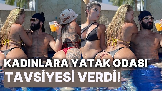 Survivor Turabi'nin Yarı Çıplak Kadınlarla Verdiği Poz Gündeme Oturdu!