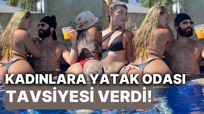 Survivor Turabi'nin Yarı Çıplak Kadınlarla Verdiği Poz Gündeme Oturdu!