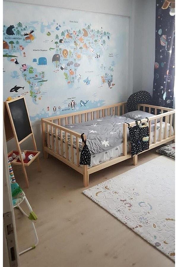 7. Hem minimal hem eğlenceli bir çocuk odası yaratmak çok kolay.