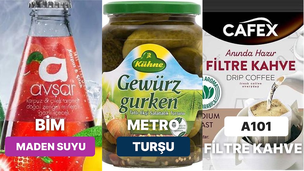 BİM, Şok, A101, Migros, Carrefour ve Metro Marketlerinin Çok Beğenilen Ürünleri Ne? Hangi Marketten Ne Alınır?