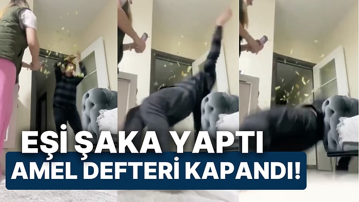 Odaya Girdiği An Eşinin Suratına Doğru Patlattığı Konfetiyle Amel Defteri Kapanan Bahtsız Adam