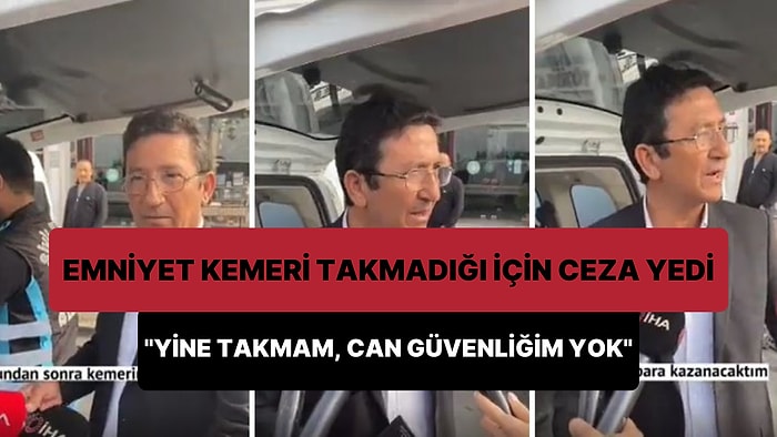 Emniyet Kemeri Takmadığı İçin Ceza Yiyen Taksici: 'Arkadan Biri Bir Şey Yapsa Kendimi Nasıl Koruyacağım?'