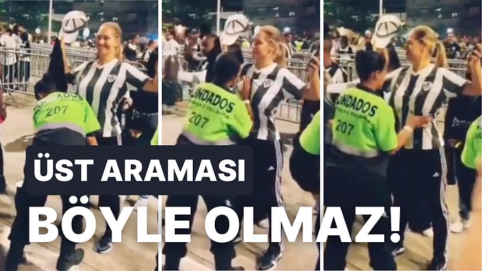 Brezilya'da Kadın Taraftarların Üst Aramasını Yapan Güvenlik Görevlisi Tepki Çekti