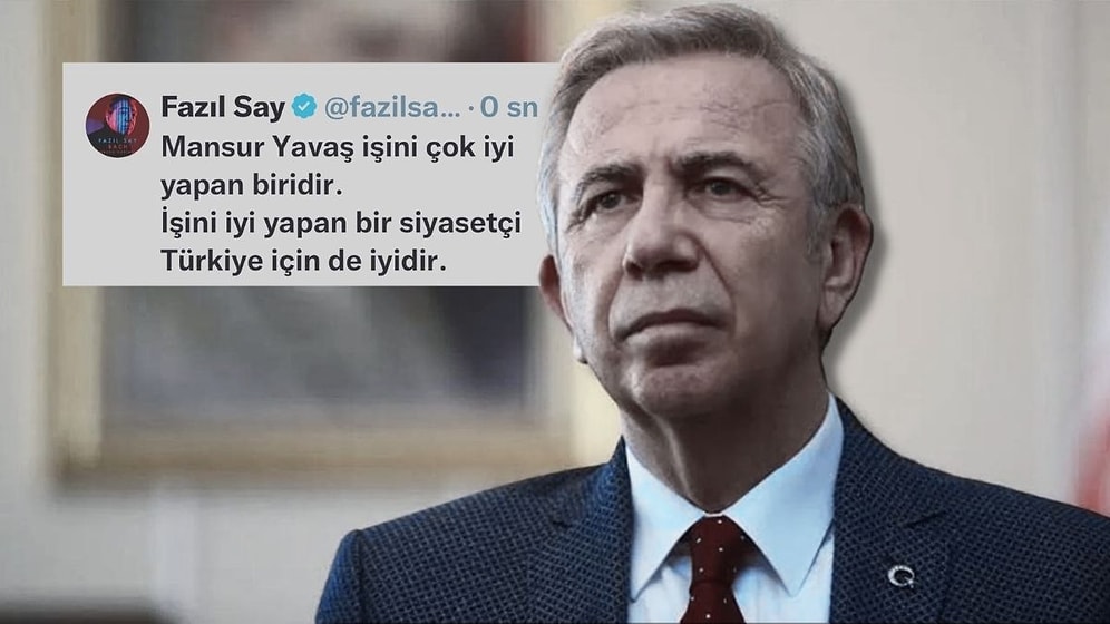 Fazıl Say'dan Mansur Yavaş Paylaşımı: 'Doğru Aday Olur'
