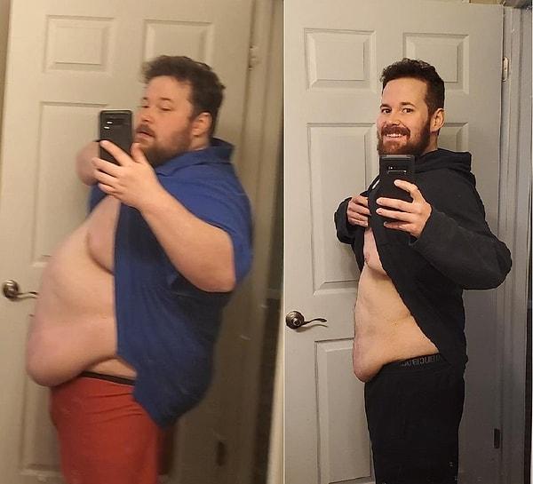 2. "Tam bir yılda 88 kilo verdim. Sürecim hala bitmemiş olsa da kendimle gurur duyuyorum."