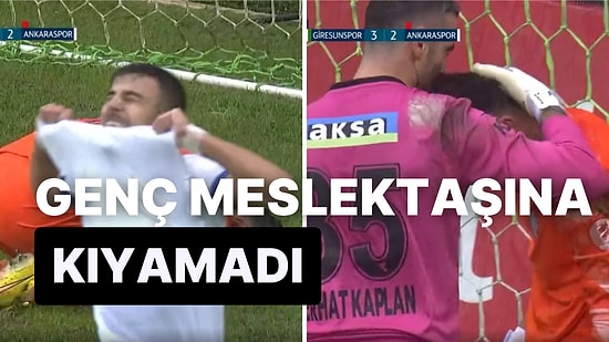 İşte Atatürk'ün Sporcusu! Genç Meslektaşı Hatalı Gol Yiyince Teselli Eden Ferhat Kaplan Hepimizi Duygulandırdı